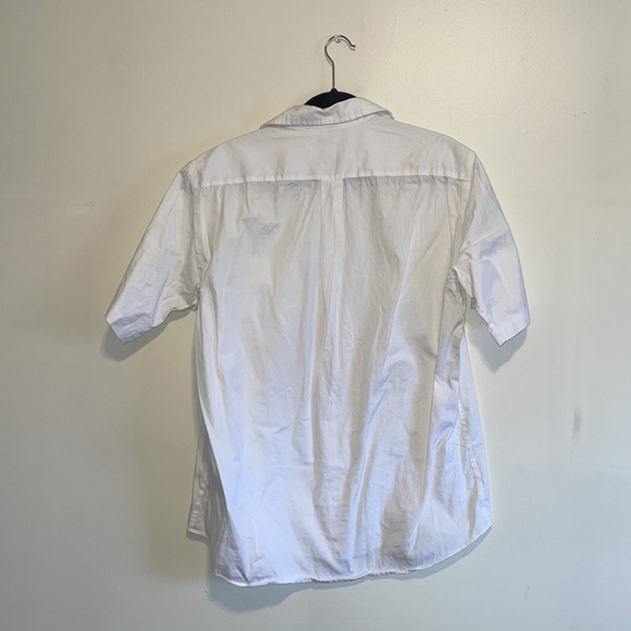 Club Room | Regular Fit Performance White Short Sleeve Button Down - Picture 4 of 5